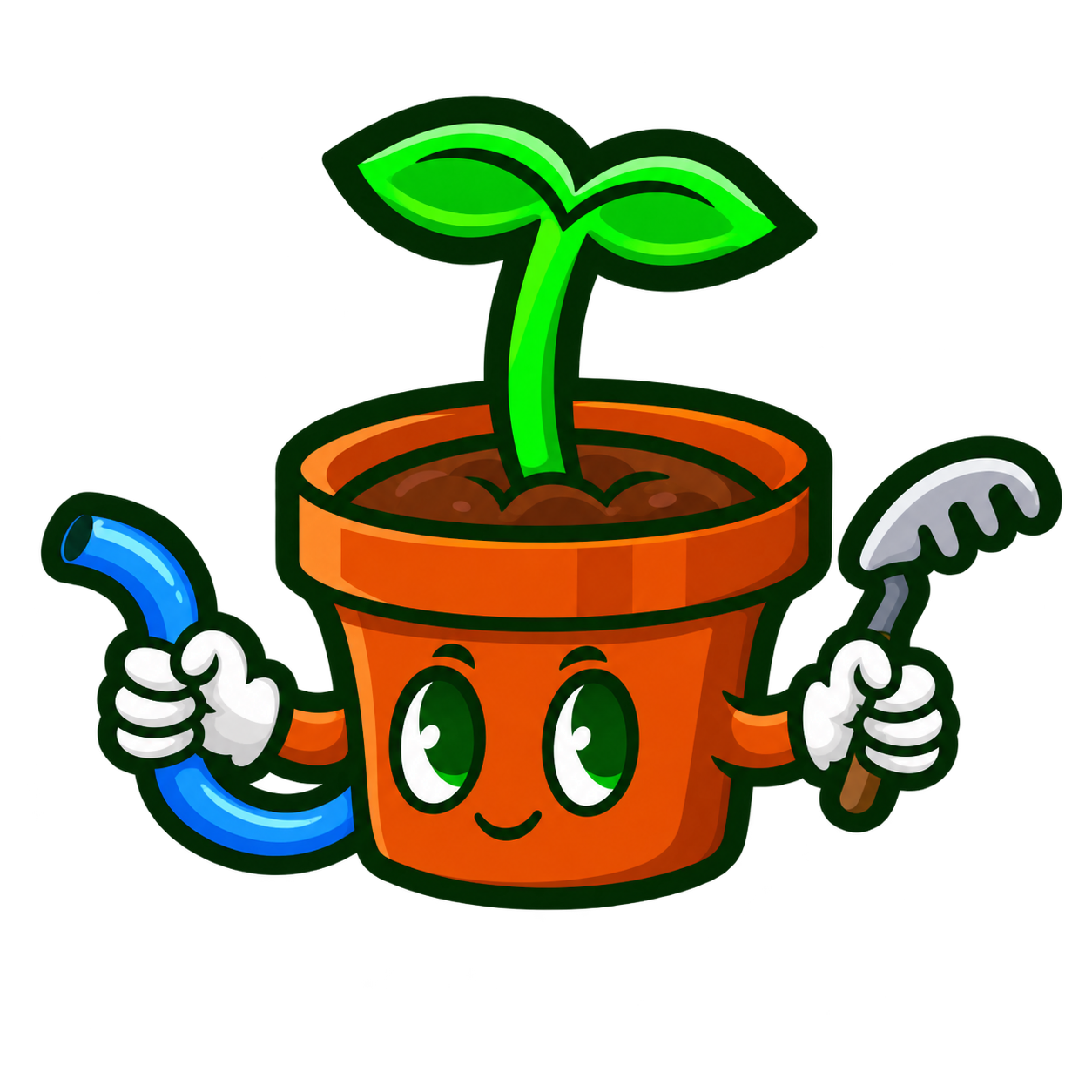 ABC original flowerpot mascot